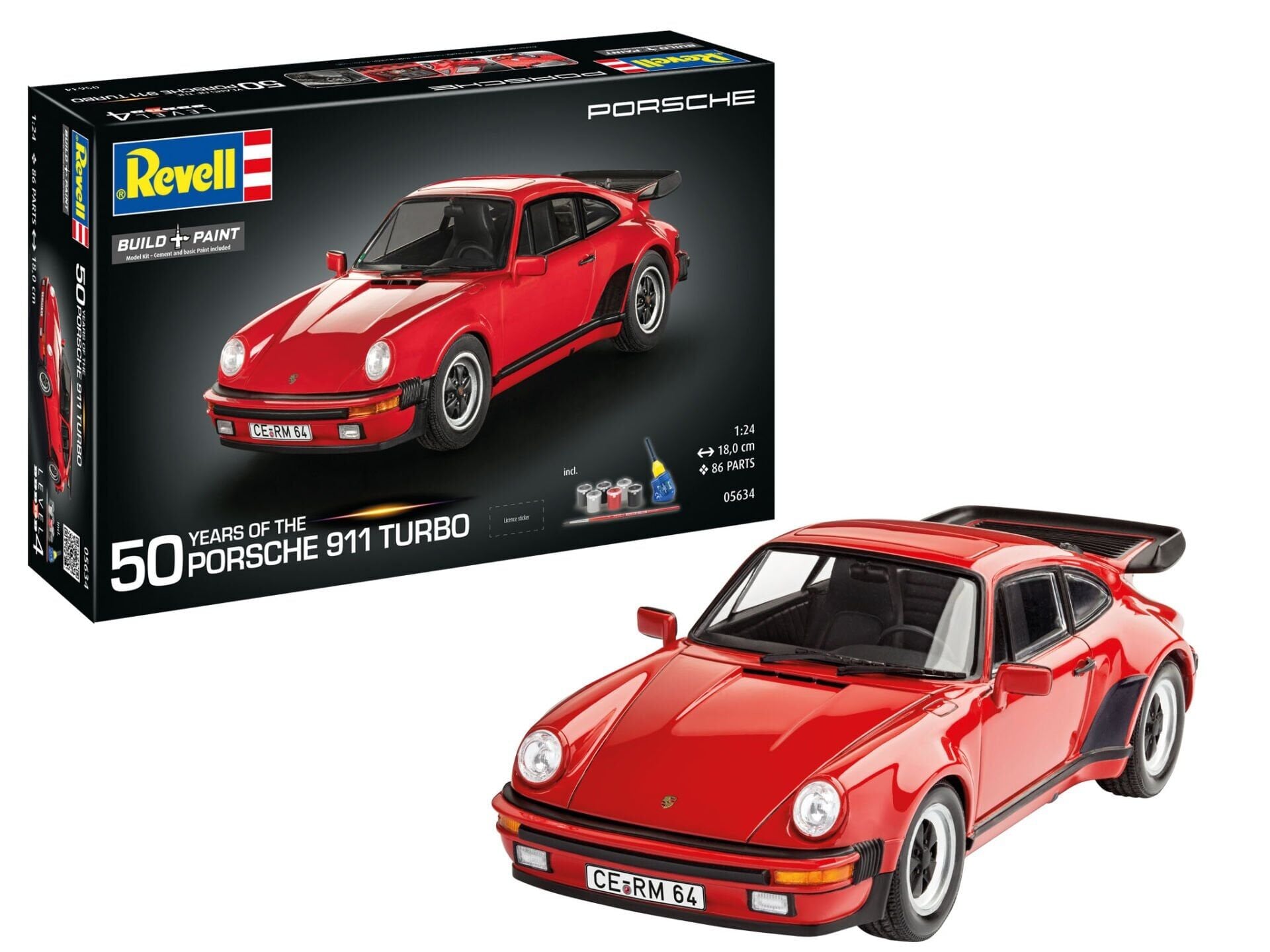 Revell Gift Set 50 Years of the Porsche 911 Turbo (05634)