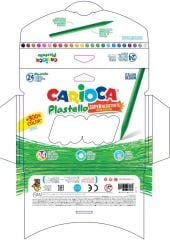 PLASTELLO ELLERİ KİRLETMEYEN YIKANABİLİR PASTEL BOYA KALEMİ 24'LÜ