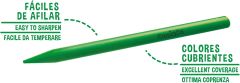 PLASTELLO ELLERİ KİRLETMEYEN YIKANABİLİR PASTEL BOYA KALEMİ 24'LÜ