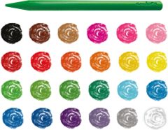 PLASTELLO ELLERİ KİRLETMEYEN YIKANABİLİR PASTEL BOYA KALEMİ 12'Lİ