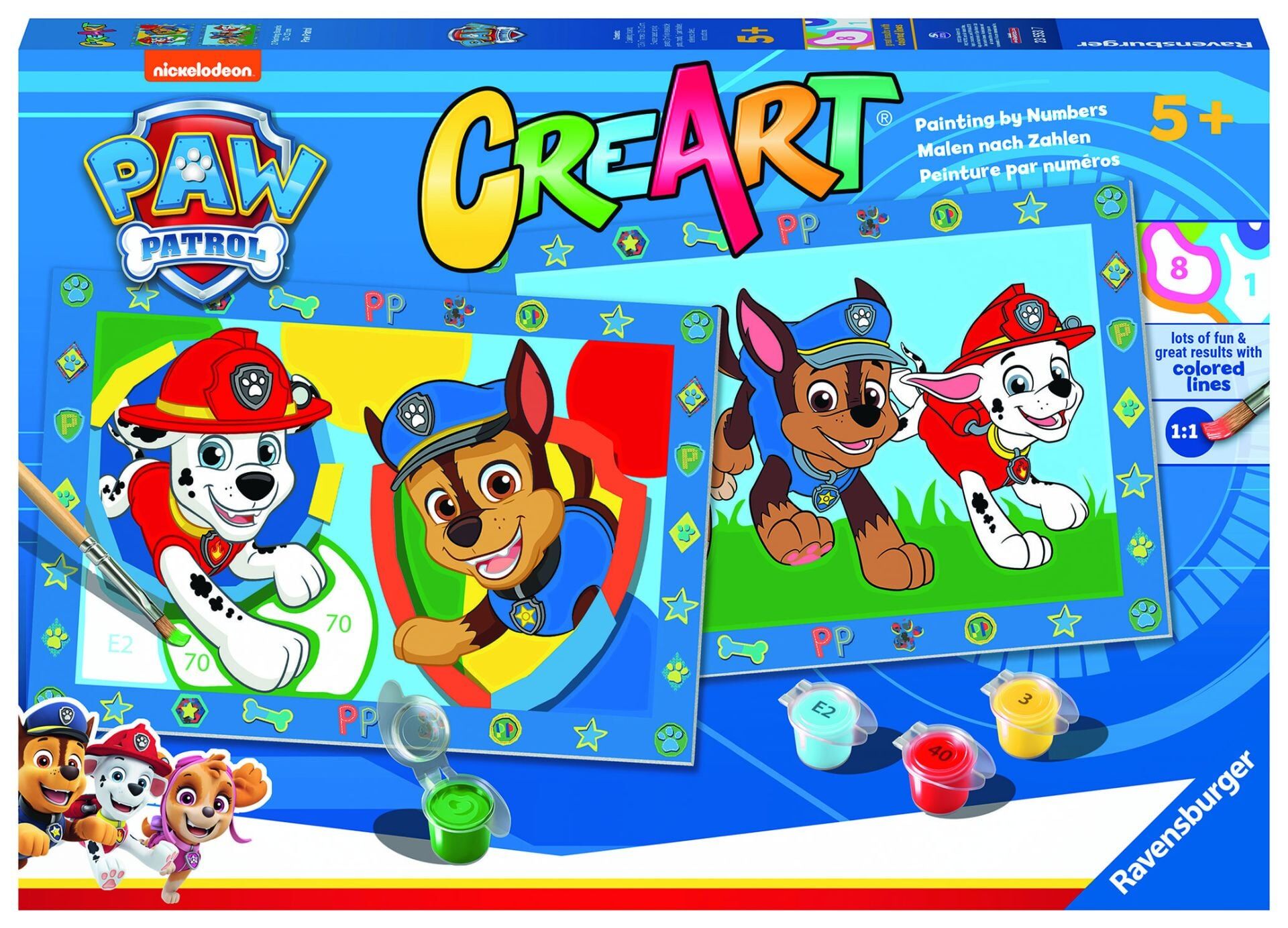 Creart Paw Patrol - Sayılarla Boyama Hobi Seti (235537)