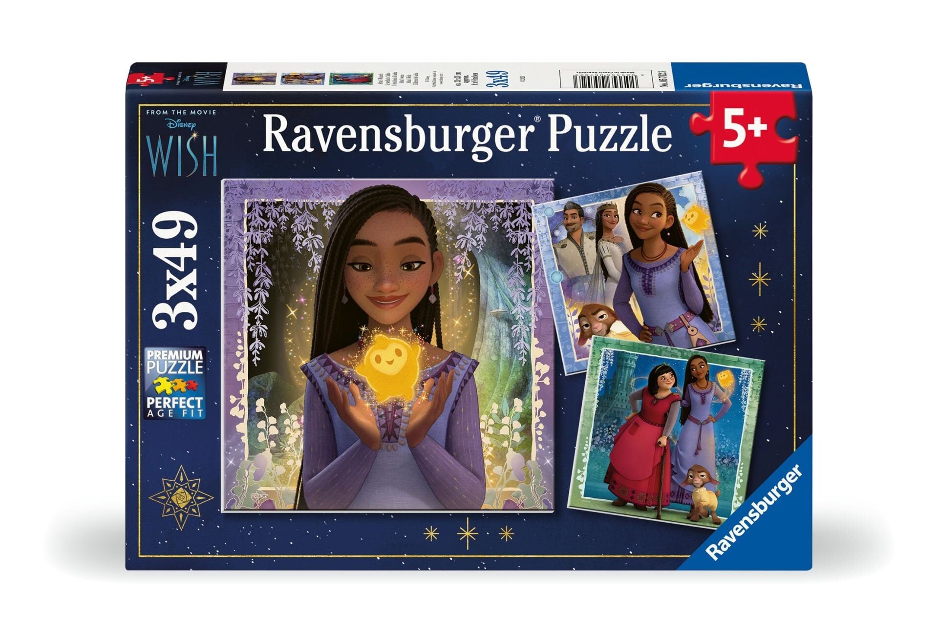 3x49 Parça Puzzle Walt Disney Wish (057023)
