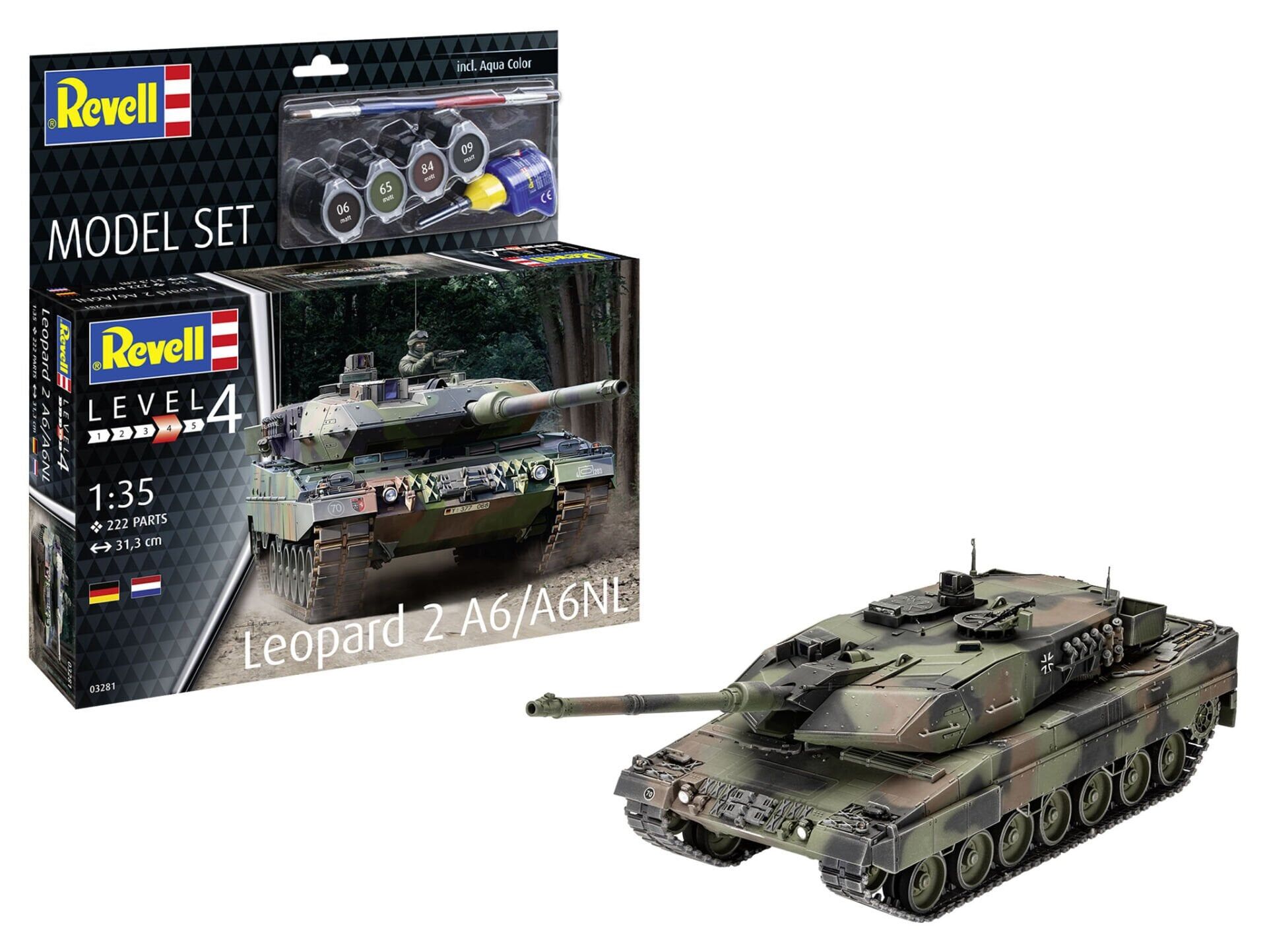 Revell Model Set Leopard 2 A6/A6NL (63281)