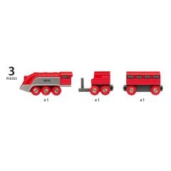 BRIO Kırmızı Buharlı Tren (33557)