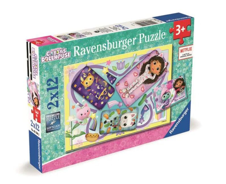2x12 Parça Puzzle Gabby's Dollhouse (057092)
