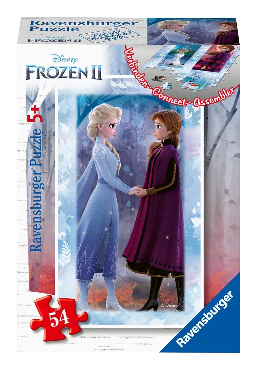 54 Parça Mini Puzzle Frozen (097913) Elsa ve Anna