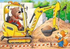 2/4/6/8 Parça Puzzle Şantiyede Hayvanlar (057177)