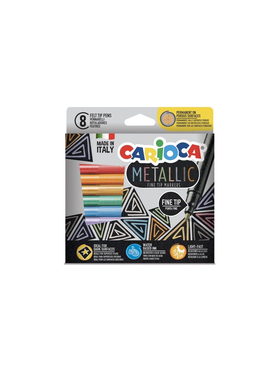 METALİK KEÇELİ KALEM 8'Lİ