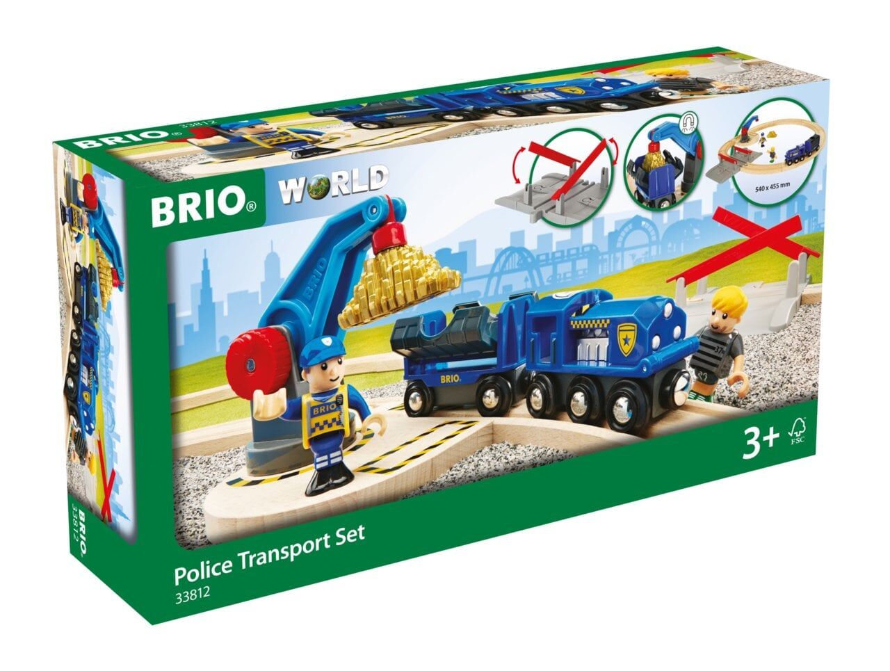 BRIO Polis Tren Seti (33812)
