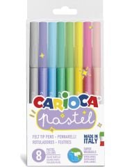 PASTEL SÜPER YIKANABİLİR KEÇELİ KALEM 8'Lİ