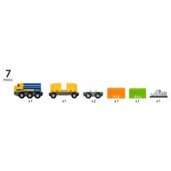 BRIO 3 Vagonlu Kargo Treni (33982)