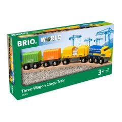BRIO 3 Vagonlu Kargo Treni (33982)