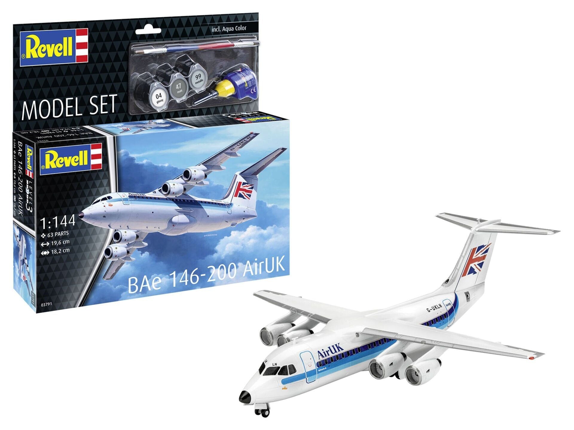 Revell Model Set BAe 146-200 AirUK (63791)