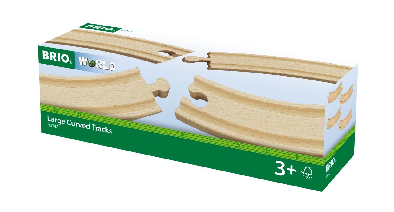 BRIO B Kıvrımlı Raylar (33342)