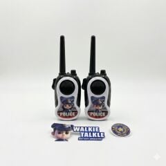 Samatlı Oyuncak Pilli Polis Telsizi Walkie Talkie 007-5