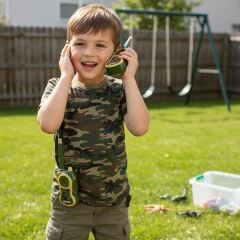 Samatlı Oyuncak Pilli AskerTelsizi Walkie Talkie 007-6