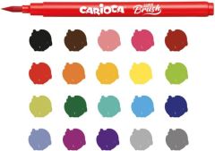 SUPER BRUSH Fırça Uçlu Keçeli Kalem 20'Lİ