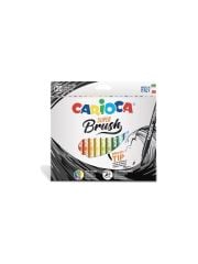 SUPER BRUSH Fırça Uçlu Keçeli Kalem 20'Lİ