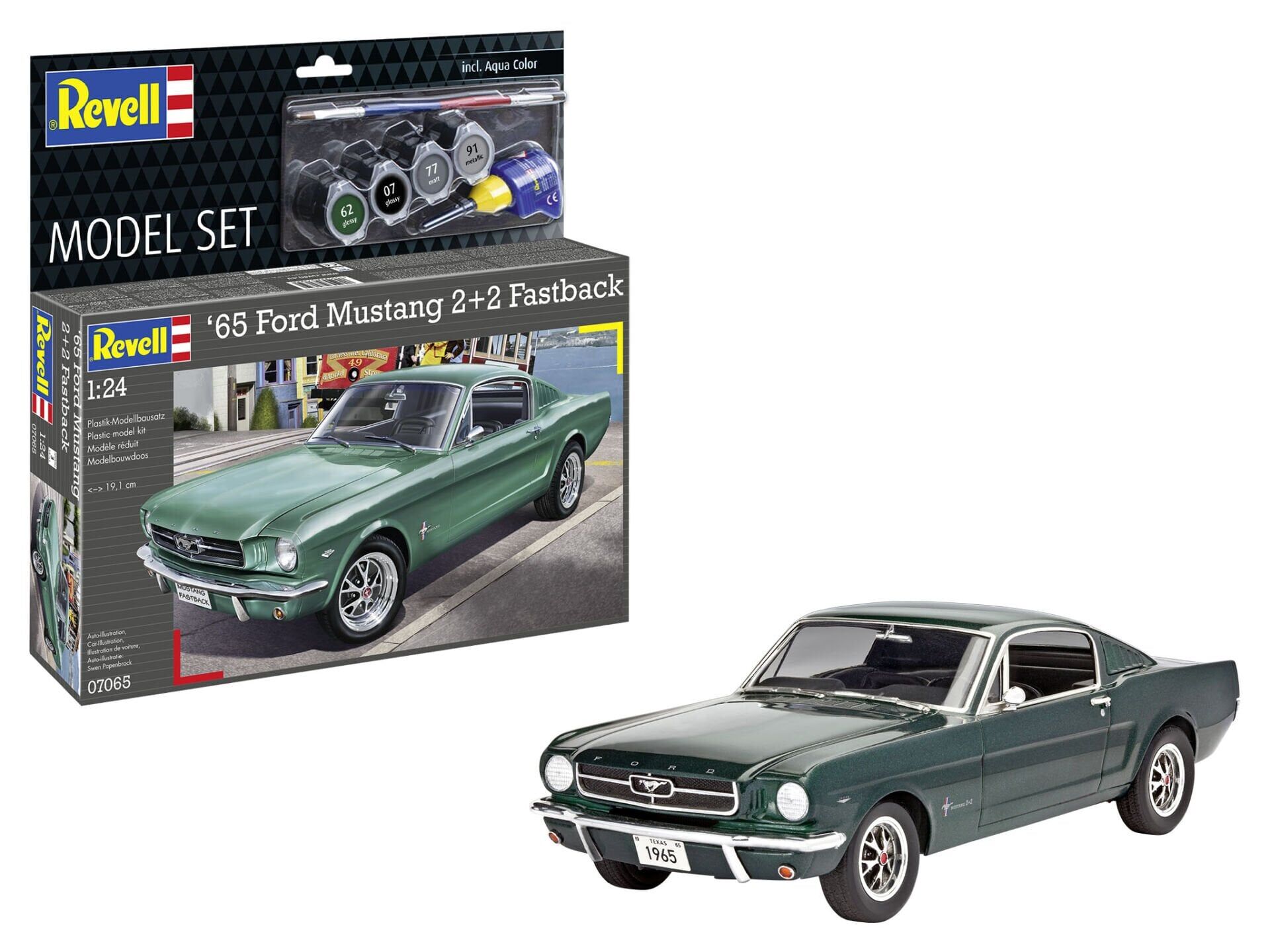 Revell Model Set 1965 Ford Mustang 2+2 Fastback (67065)