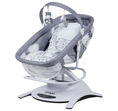 PREGO YUMMY PORTBEBELİ ELEKTRİKLİ BEŞİK GRİ- 4086