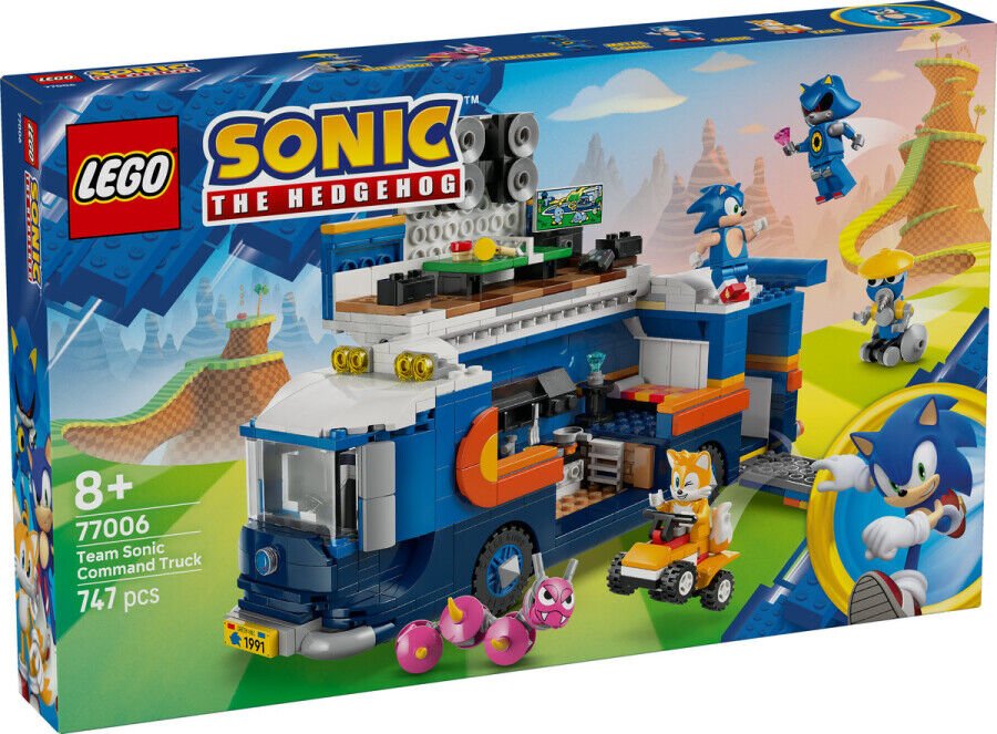 77006 LEGO® Sonic the Hedgehog™ Sonic Takımı Komuta Kamyonu