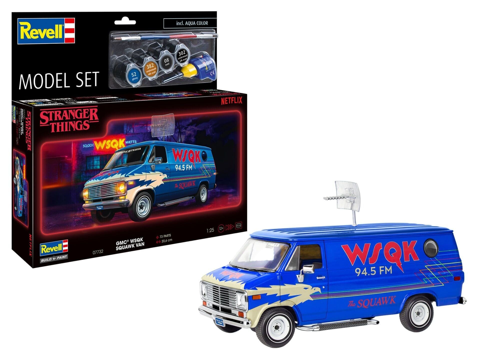 Revell Model Set GMC® WSQK Squawk Van Stranger Things (67732)