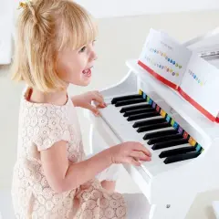 Hape Deluxe Grand Elektronik Piyano - Beyaz