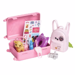 Barbie Seyahatte Bebeği ve Aksesuarları- HJY18