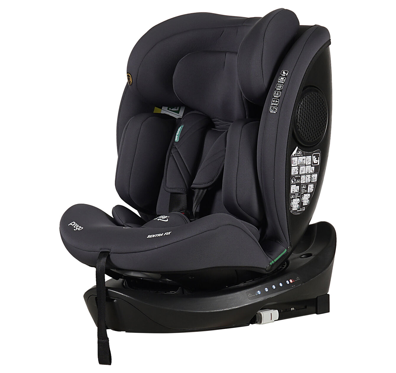 PREGO SENTRA FİX İ-SİZE OTO KOLTUĞU GRİ- CC08