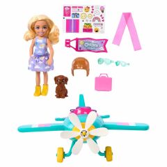 Barbie Chelsea'nin Pervaneli Mini Uçağı Oyun Seti- HTK38
