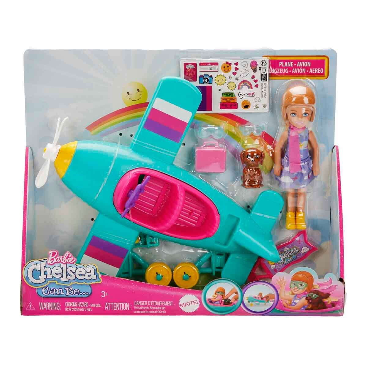 Barbie Chelsea'nin Pervaneli Mini Uçağı Oyun Seti- HTK38
