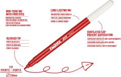 JOY SÜPER YIKANABİLİR KEÇELİ BOYA KALEMİ 24'LÜ