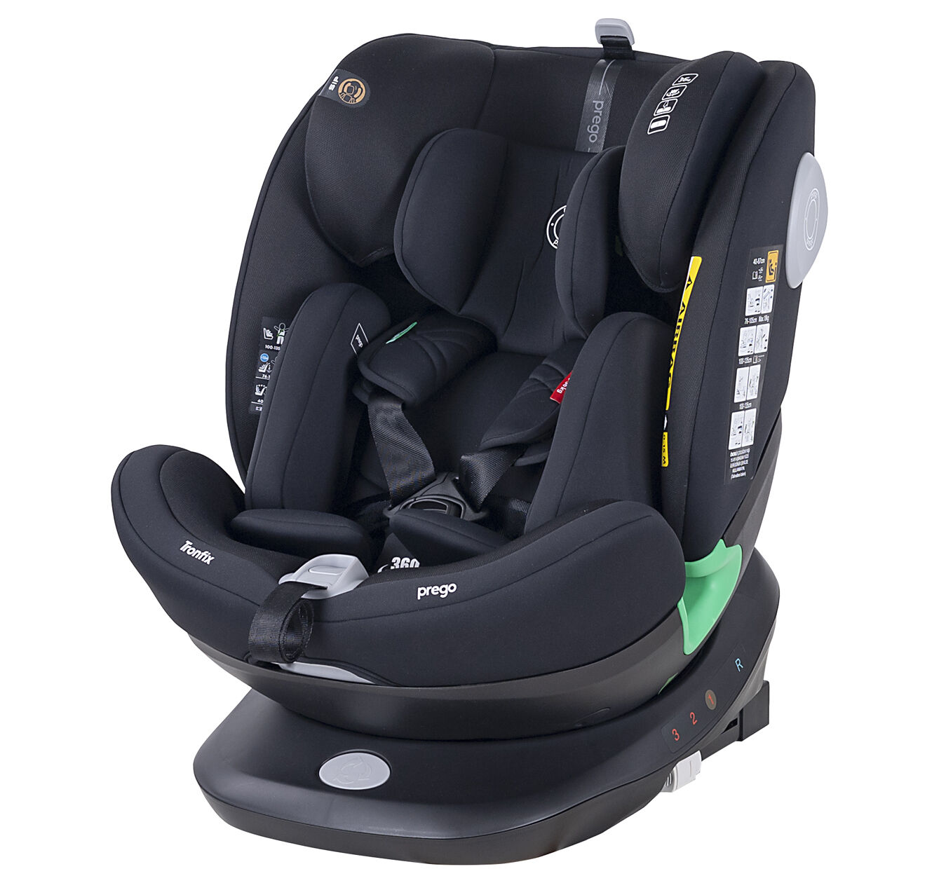 TRONFIX ISIZE PREGO OTO KOLTUĞU SİYAH- Q9004