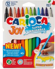 CARİOCA® Joy Süper Yıkanabilir Keçeli Boya Kalemi 12'li
