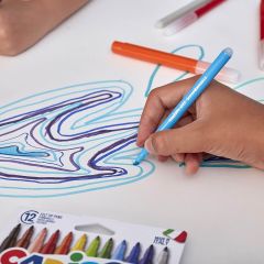 CARİOCA® Joy Süper Yıkanabilir Keçeli Boya Kalemi 12'li