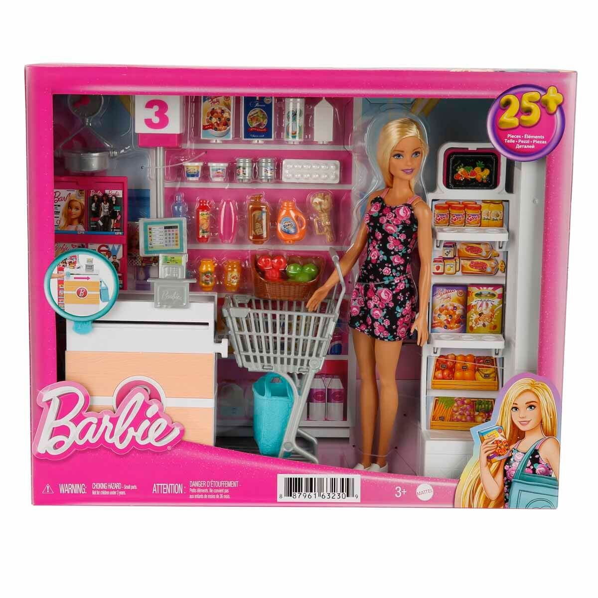 Barbie Süpermarkette Oyun Seti- FRP01