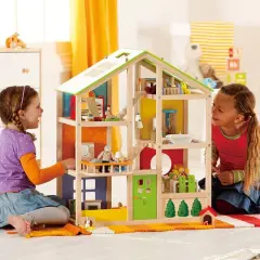 Hape 4 Mevsim Mobilyalı Oyuncak Ev