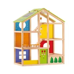 Hape 4 Mevsim Mobilyalı Oyuncak Ev