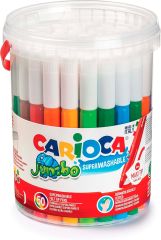 JUMBO SÜPER YIKANABİLİR KEÇELİ BOYA KALEMİ 50'Lİ