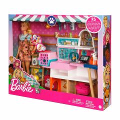 Barbie ve Evcil Hayvan Dükkanı Oyun Seti- GRG90
