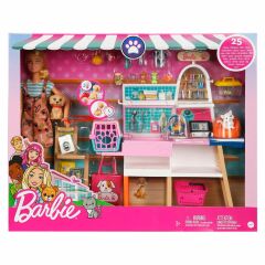 Barbie ve Evcil Hayvan Dükkanı Oyun Seti- GRG90