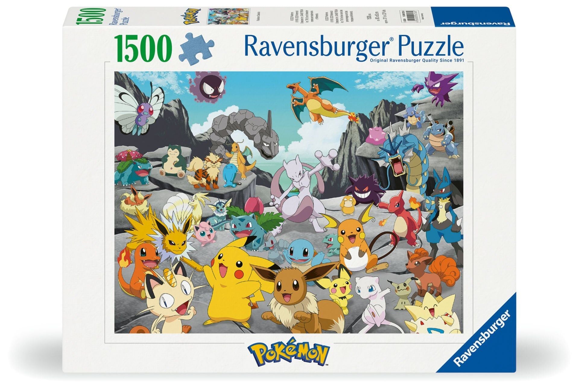 1500 Parça Puzzle Pokemon Klasik (120007265)