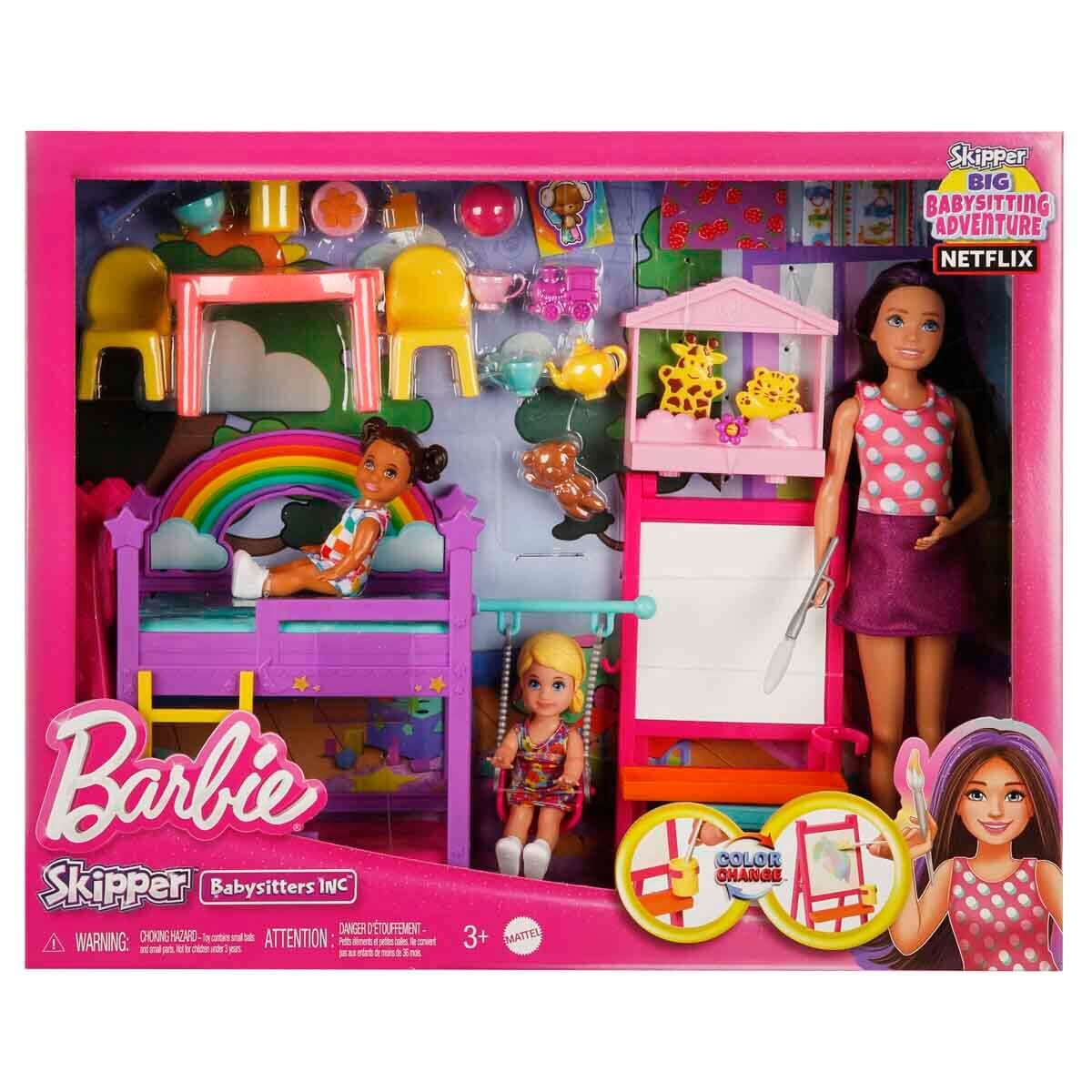 Barbie Skipper Bebek Bakıcılığı Eğlencesi Oyun Seti- HND18