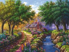 1500 Parça Puzzle Nehirde Kulübe (120007357)