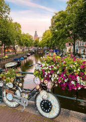 1000 Parça Puzzle Çiçekli Amsterdam (120007807)