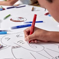 JUMBO SÜPER YIKANABİLİR KEÇELİ BOYA KALEMİ 24'LÜ