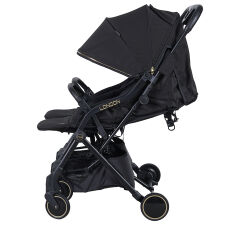 LONDON PREGO İKİZ BEBEK ARABASI SİYAH- 2236
