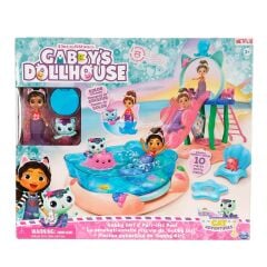 Gabby's Dollhouse Gabby ve Süslü Kedi Havuz Oyun Seti