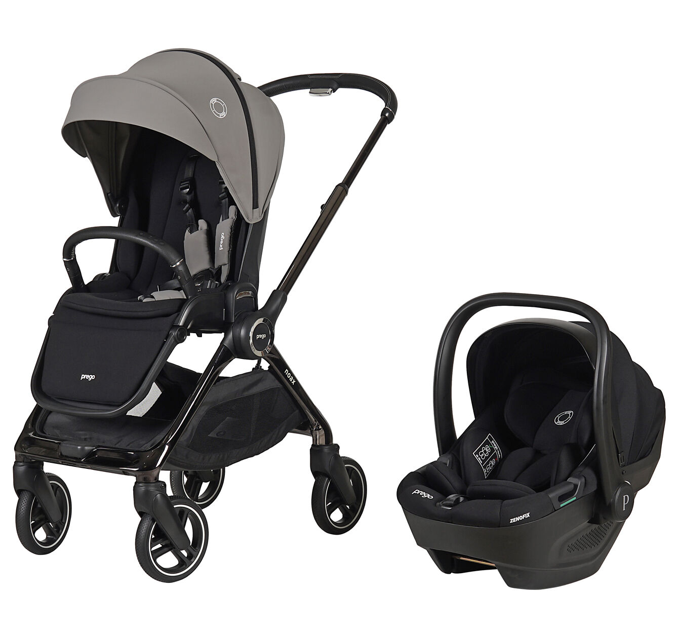 PREGO NOAX İ-SİZE TRAVEL BEBEK ARABASI GRİ- 2440