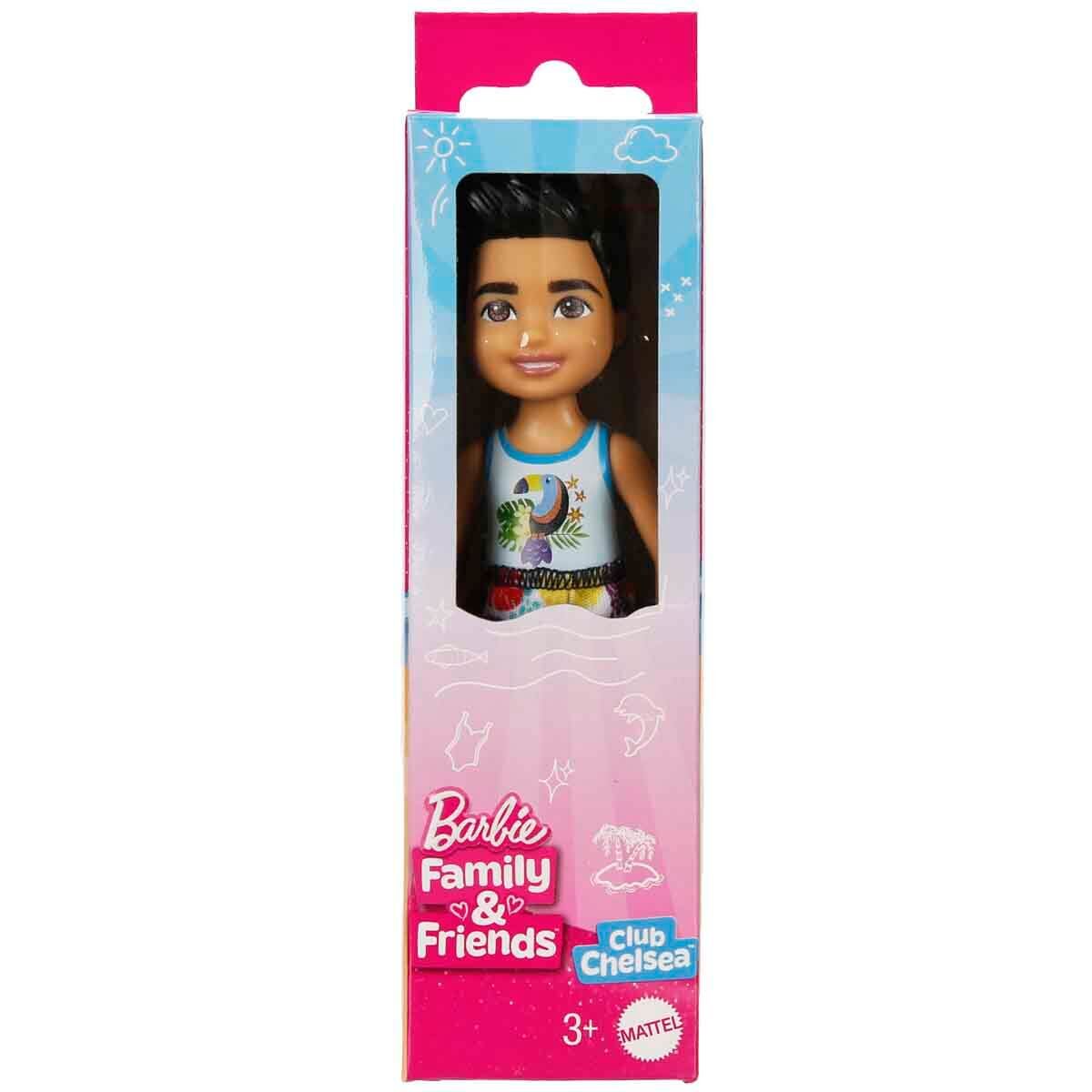 Barbie Chelsea Tatilde Bebekleri GLN73 - Esmer Erkek - Kuş Atletli Htk26